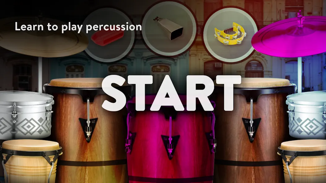 Взломанная Real Percussion: instruments (Реал Перкуссион)  [МОД Все открыто] — последняя версия apk на Андроид screen 4