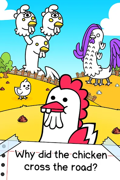 Взломанная Chicken Evolution: Idle Game (Чикен Эволюшн)  [МОД Unlimited Money] — стабильная версия apk на Андроид screen 1