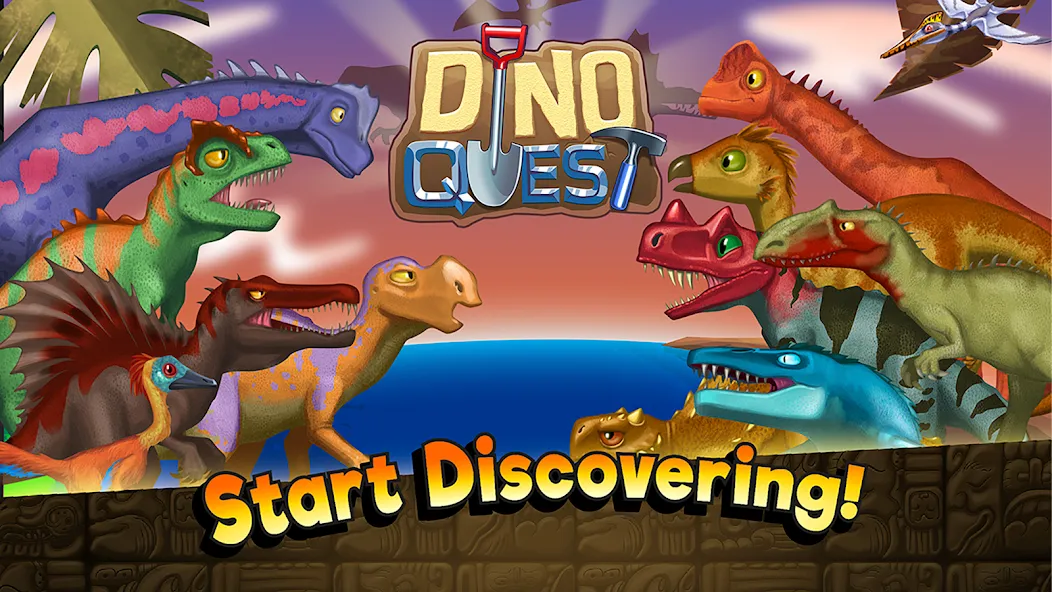 Взлом Dino Quest: Dig Dinosaur Game (Дино Квест)  [МОД Unlimited Money] — последняя версия apk на Андроид screen 5