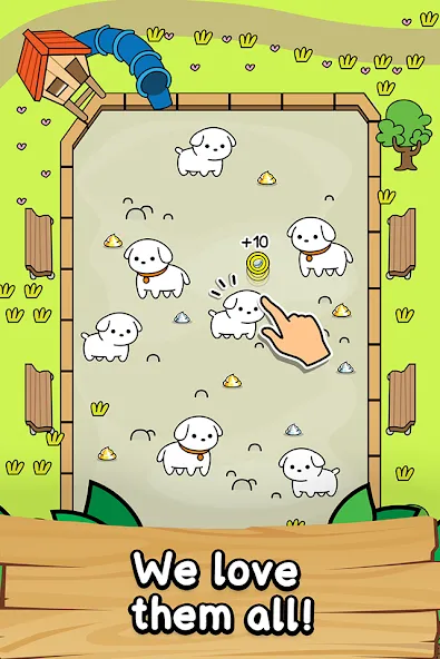 Взломанная Dog Evolution: Idle Merge Game (Дог Эволюшн)  [МОД Unlocked] — полная версия apk на Андроид screen 2