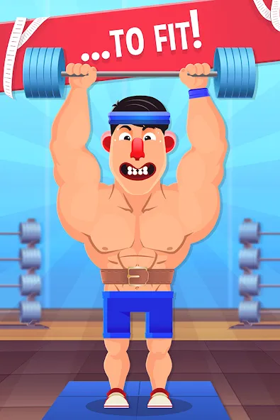 Скачать взломанную Fat No More: Sports Gym Game! (Фэт Но Море)  [МОД Много монет] — полная версия apk на Андроид screen 2