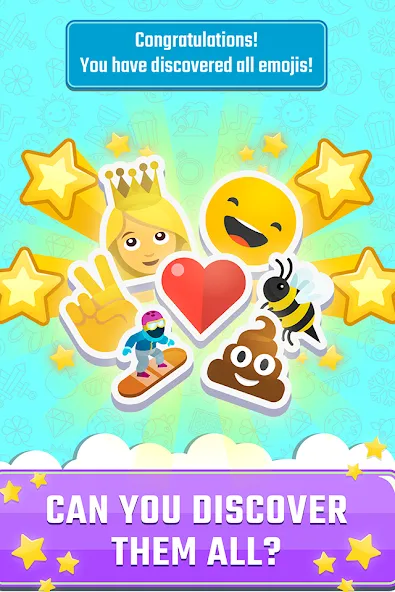 Взломанная Match The Emoji: Combine All (Мэтч Зэ Имоджи)  [МОД Меню] — стабильная версия apk на Андроид screen 4