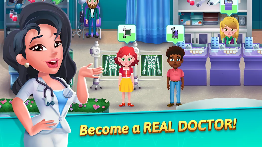 Скачать взлом Medicine Dash: Hospital Game (Медицинский Дэш)  [МОД Бесконечные монеты] — стабильная версия apk на Андроид screen 1