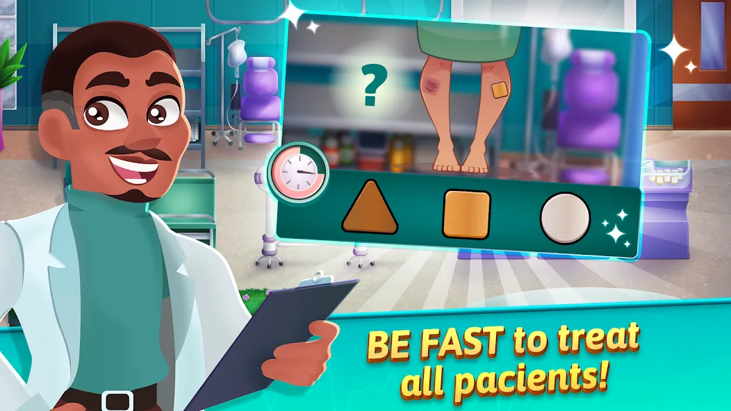 Скачать взлом Medicine Dash: Hospital Game (Медицинский Дэш)  [МОД Бесконечные монеты] — стабильная версия apk на Андроид screen 2