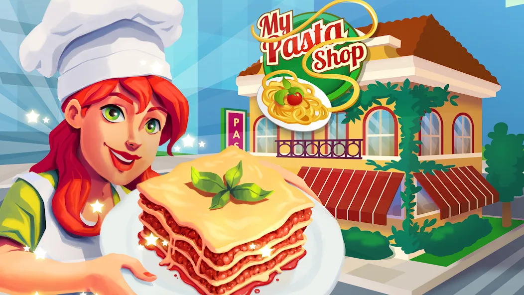 Скачать взломанную My Pasta Shop: Cooking Game (Мой Паста Шоп)  [МОД Mega Pack] — стабильная версия apk на Андроид screen 5