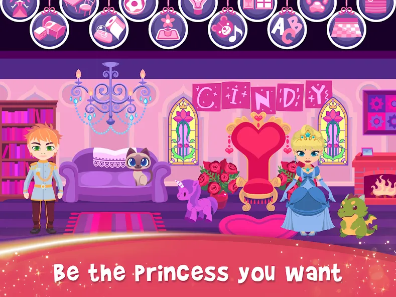 Взлом My Princess Castle: Doll Game (Мой Принцессин Замок)  [МОД Много денег] — стабильная версия apk на Андроид screen 1