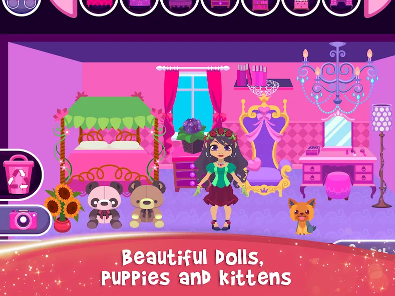 Взлом My Princess Castle: Doll Game (Мой Принцессин Замок)  [МОД Много денег] — стабильная версия apk на Андроид screen 4