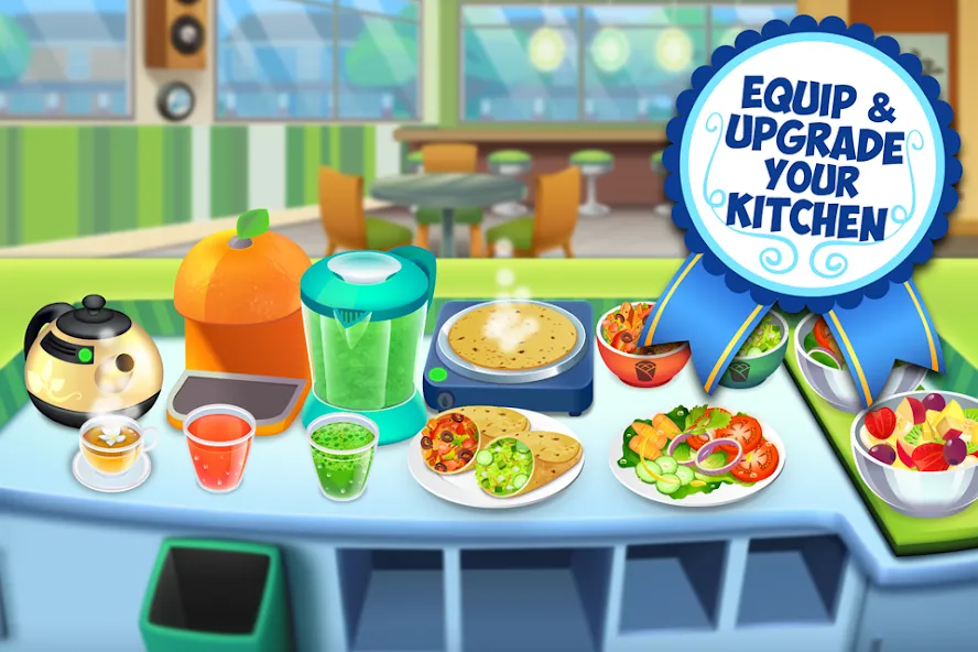 Взломанная My Salad Bar: Veggie Food Game (Мой салатбар)  [МОД Все открыто] — последняя версия apk на Андроид screen 4