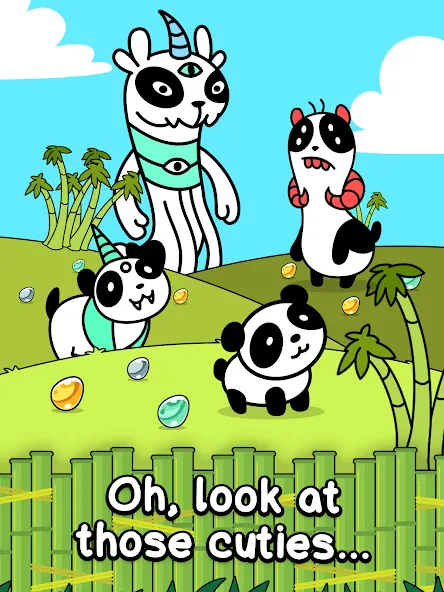 Скачать взлом Panda Evolution: Idle Clicker (Панда Эволюция)  [МОД Много денег] — полная версия apk на Андроид screen 5