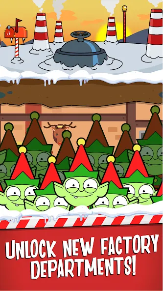 Скачать взломанную Santa’s Capitalist Factory  [МОД Unlocked] — последняя версия apk на Андроид screen 4