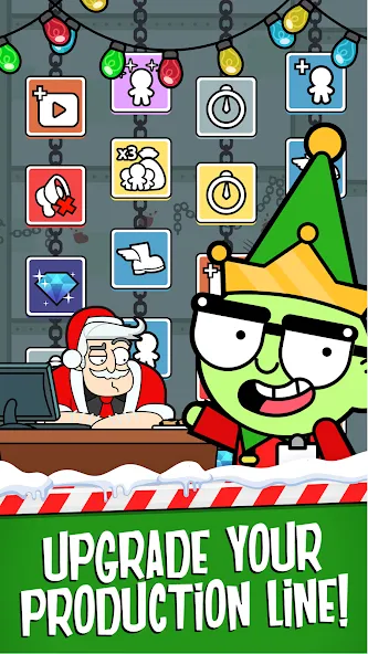 Скачать взломанную Santa’s Capitalist Factory  [МОД Unlocked] — последняя версия apk на Андроид screen 5