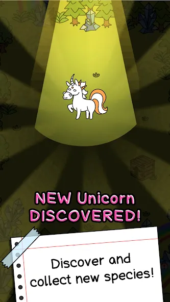 Взлом Unicorn Evolution: Idle Catch (Юникорн Эволюшн)  [МОД Бесконечные деньги] — стабильная версия apk на Андроид screen 1