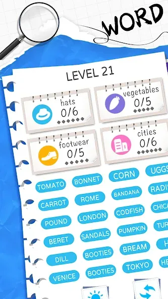 Взлом Word Sort: Association Connect (Соннект Колорс)  [МОД Mega Pack] — последняя версия apk на Андроид screen 1