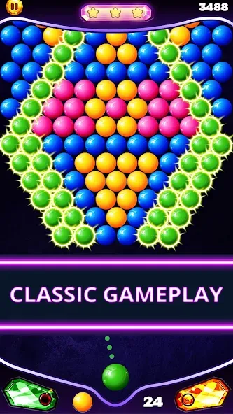 Взлом Bubble Shooter Classic (Бабл Шутер Классик)  [МОД Unlimited Money] — стабильная версия apk на Андроид screen 2