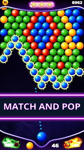 Взлом Bubble Shooter Classic (Бабл Шутер Классик)  [МОД Unlimited Money] — стабильная версия apk на Андроид screen 4