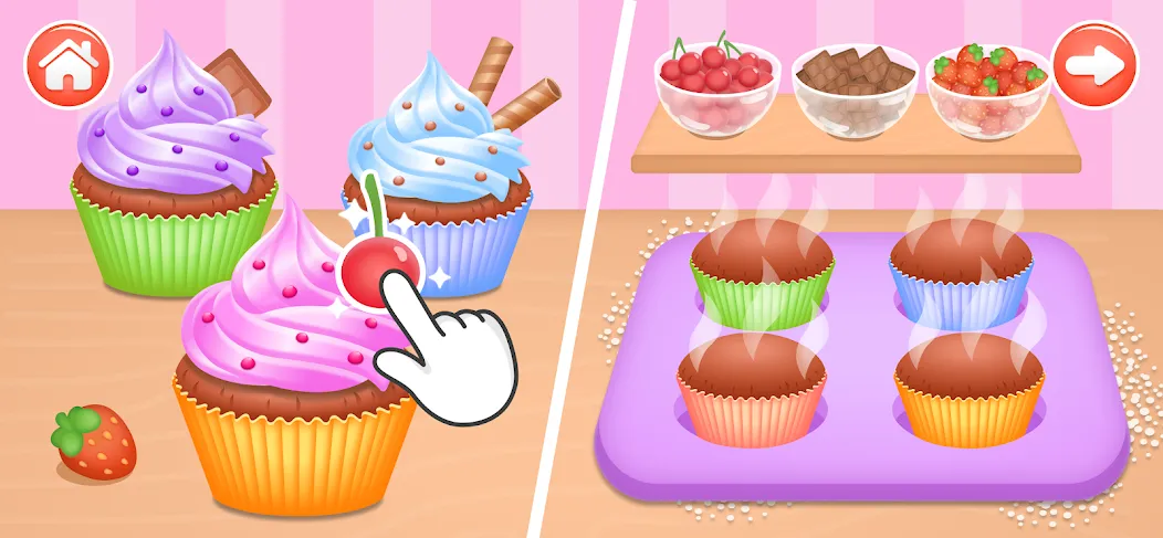 Скачать взлом Kids Cooking Games 2+ Year Old  [МОД Много денег] — последняя версия apk на Андроид screen 3