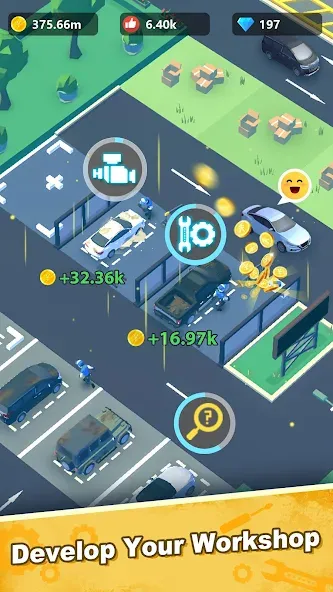 Взломанная Car Mechanic Tycoon (Кар Механик Тайкун)  [МОД Меню] — полная версия apk на Андроид screen 3