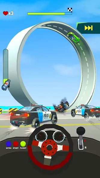 Скачать взлом Crazy Rush 3D: Race Master (Крейзи Раш 3Д)  [МОД Все открыто] — последняя версия apk на Андроид screen 4