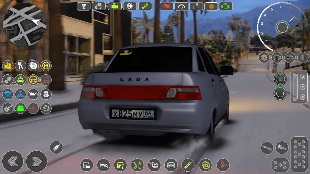 Взломанная Lada 2110 Special Unit Race  [МОД Бесконечные монеты] — полная версия apk на Андроид screen 3