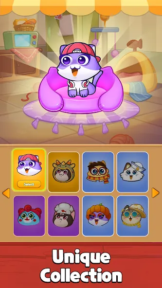 Скачать взлом Cat Sort Puzzle: Cute Pet Game  [МОД Mega Pack] — стабильная версия apk на Андроид screen 5