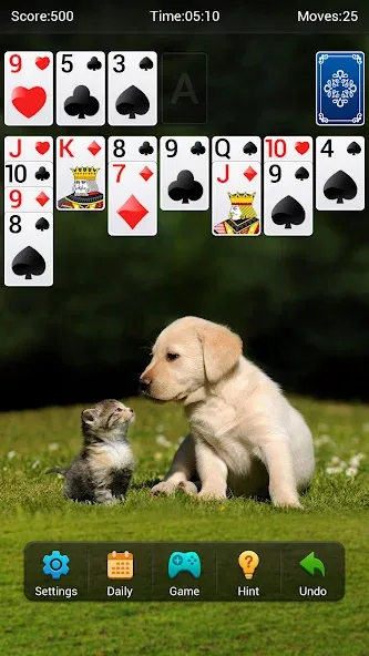 Взломанная Solitaire  [МОД Menu] — последняя версия apk на Андроид screen 3