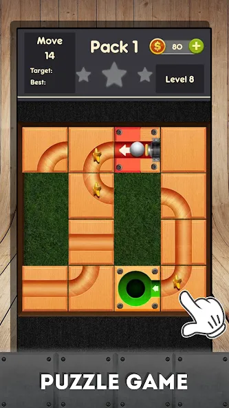 Взломанная Rolling ball — slide puzzle  [МОД Unlimited Money] — полная версия apk на Андроид screen 4