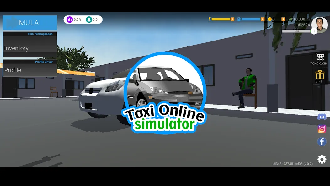 Скачать взлом Taxi Online Simulator ID (Такси онлайн симулятор )  [МОД Mega Pack] — стабильная версия apk на Андроид screen 1