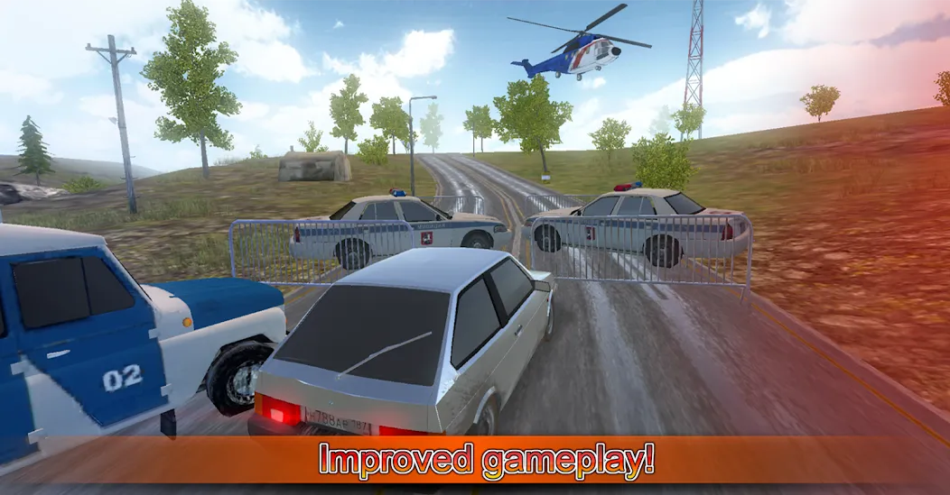 Взломанная Driving simulator VAZ 2108 SE  [МОД Меню] — последняя версия apk на Андроид screen 2