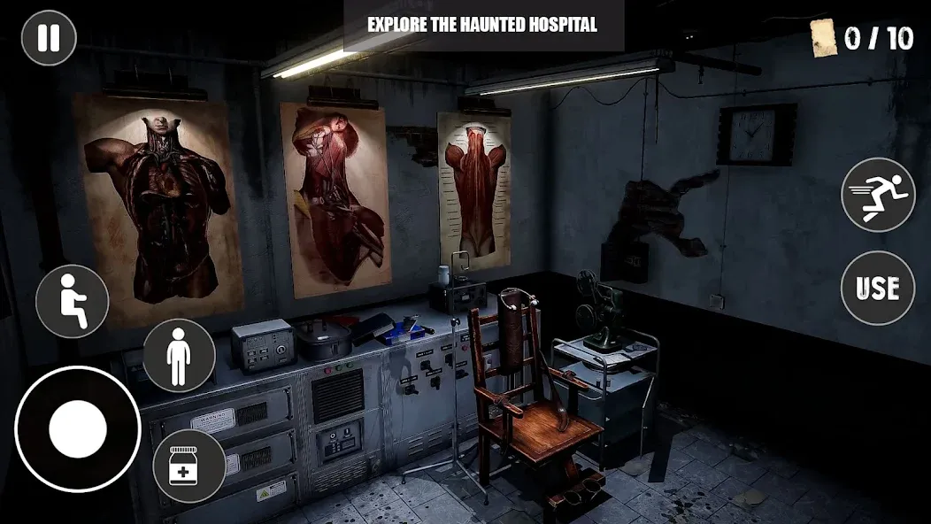 Взлом Scary Haunted Hospital Morgue  [МОД Unlocked] — последняя версия apk на Андроид screen 3