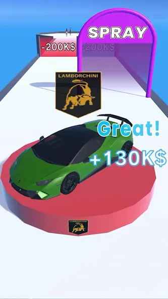 Взлом Get the Supercar 3D (Гет зе Суперкар 3Д)  [МОД Много денег] — стабильная версия apk на Андроид screen 1