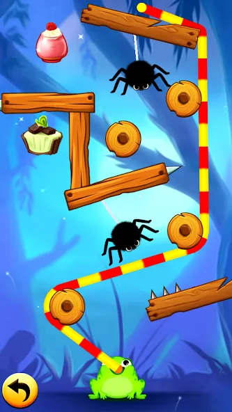 Взломанная Frog Thife: Candy Thief Puzzle (Фрог Тифе)  [МОД Menu] — стабильная версия apk на Андроид screen 5