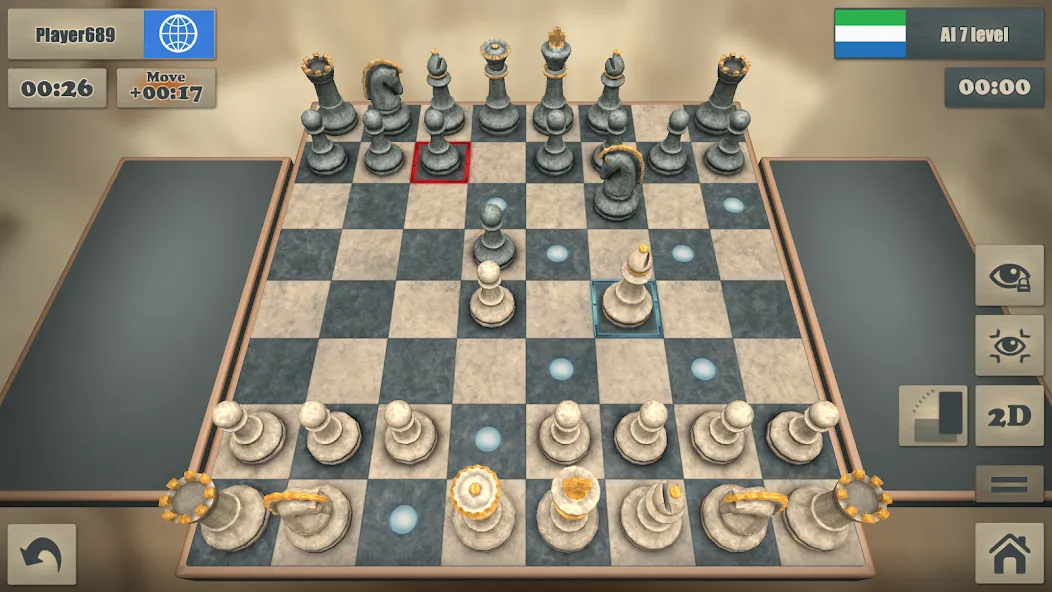 Скачать взломанную Real Chess  [МОД Бесконечные деньги] — стабильная версия apk на Андроид screen 1