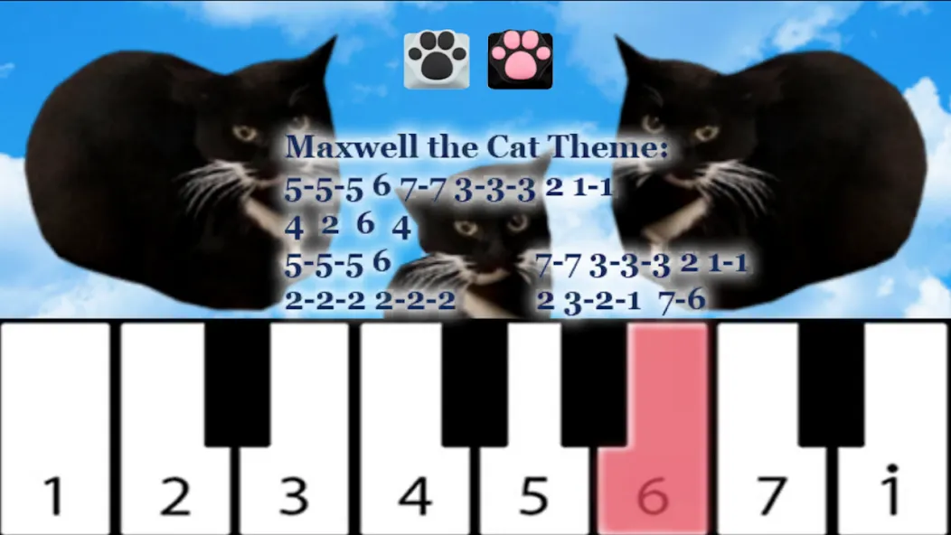 Взлом Maxwell the Cat piano (Максвелл зе Кэт пиано)  [МОД Много монет] — полная версия apk на Андроид screen 3