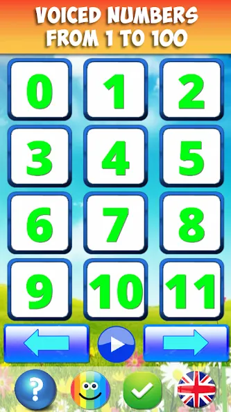 Взлом Numbers for kids 1 to 10 Math  [МОД Menu] — последняя версия apk на Андроид screen 1