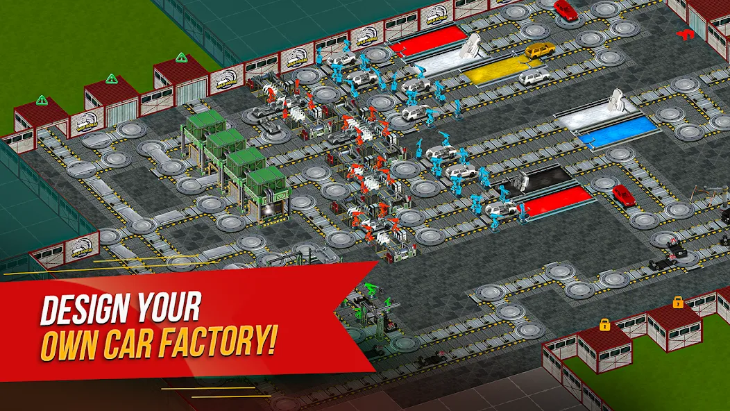 Взлом Car Factory Simulator  [МОД Unlocked] — стабильная версия apk на Андроид screen 1