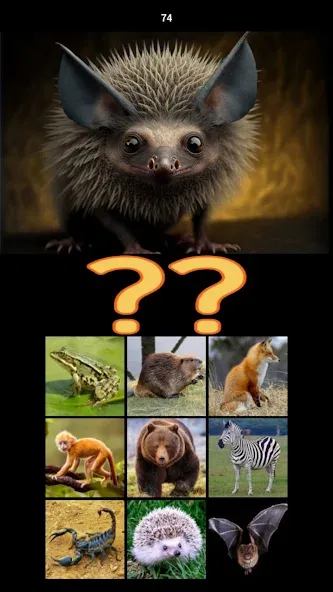 Скачать взлом Hybrid Animals Crazy Lab Quiz (Хибридные животные Сумасшедшая лаборатория Викторина)  [МОД Unlocked] — полная версия apk на Андроид screen 2