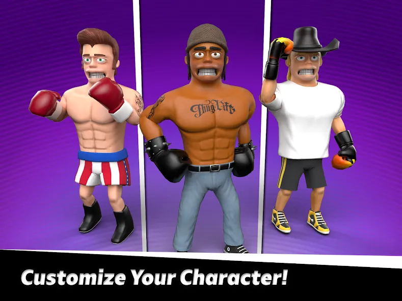 Взломанная Smash Boxing: Punch Hero (Смэш Боксинг)  [МОД Много денег] — стабильная версия apk на Андроид screen 2