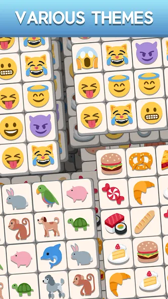 Скачать взлом Tile Match Emoji -Triple Tile (Тил Матч Эмоджи)  [МОД Все открыто] — полная версия apk на Андроид screen 4