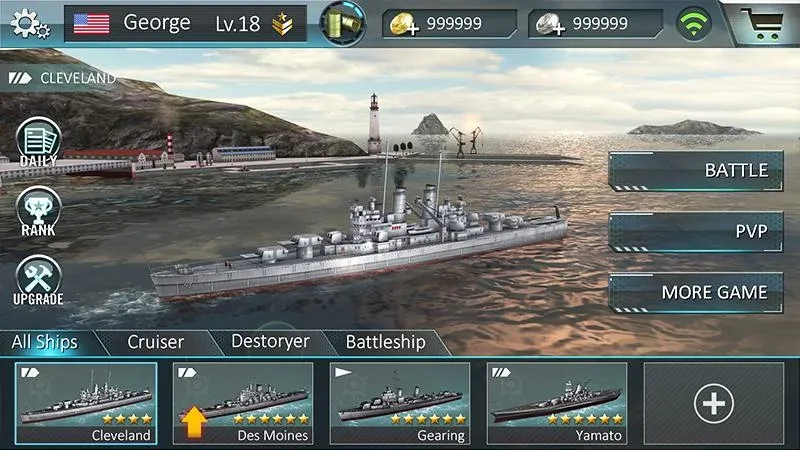 Взломанная Warship Attack 3D  [МОД Бесконечные монеты] — последняя версия apk на Андроид screen 5