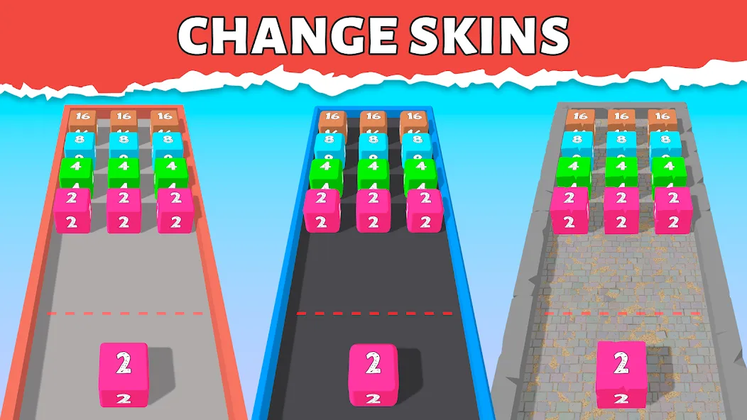 Скачать взлом Bounce Merge 2048 Join Numbers  [МОД Unlimited Money] — стабильная версия apk на Андроид screen 1