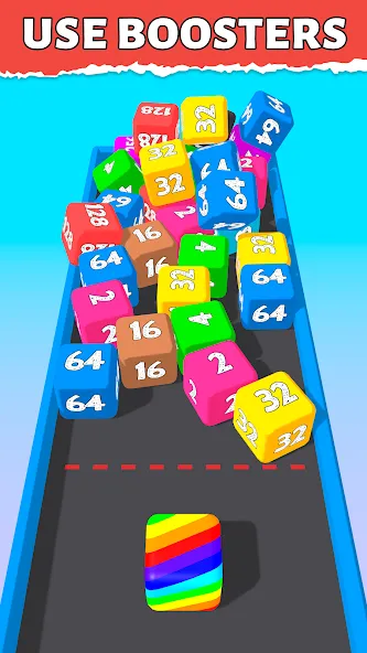 Скачать взлом Bounce Merge 2048 Join Numbers  [МОД Unlimited Money] — стабильная версия apk на Андроид screen 4