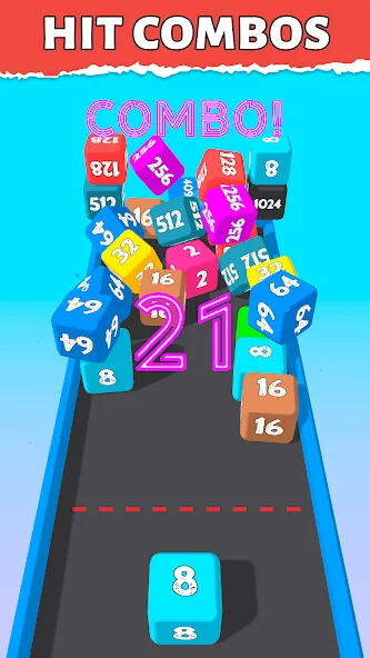 Скачать взлом Bounce Merge 2048 Join Numbers  [МОД Unlimited Money] — стабильная версия apk на Андроид screen 5