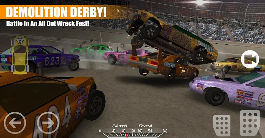 Взломанная Demolition Derby 2 (Демолиция Дерби 2)  [МОД Unlimited Money] — стабильная версия apk на Андроид screen 1