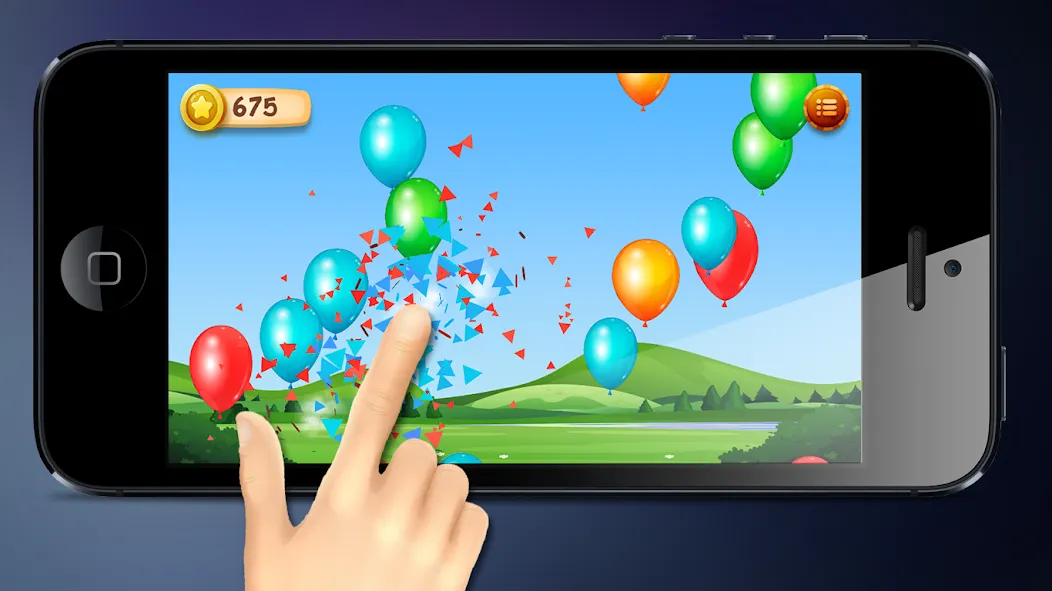 Скачать взломанную Burst balloons for kids  [МОД Unlimited Money] — полная версия apk на Андроид screen 2