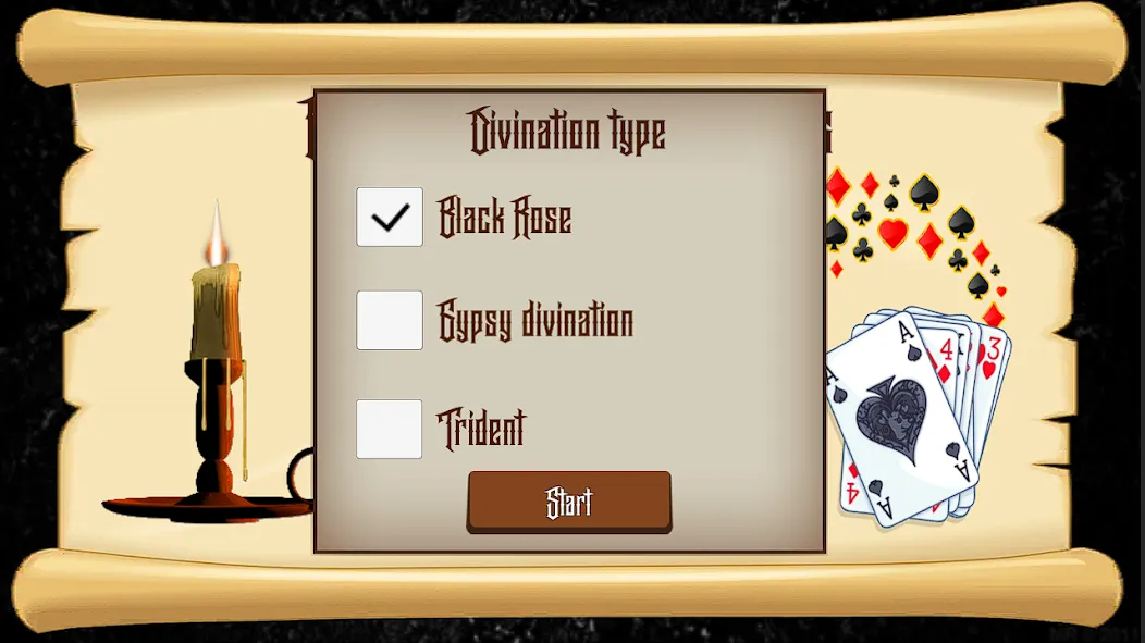 Скачать взломанную Divination on Playing Cards  [МОД Unlocked] — полная версия apk на Андроид screen 2