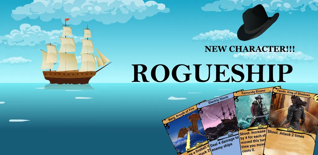 Взломанная RogueShip — RPG Roguelike Card (РоугеШип)  [МОД Много монет] — стабильная версия apk на Андроид screen 1