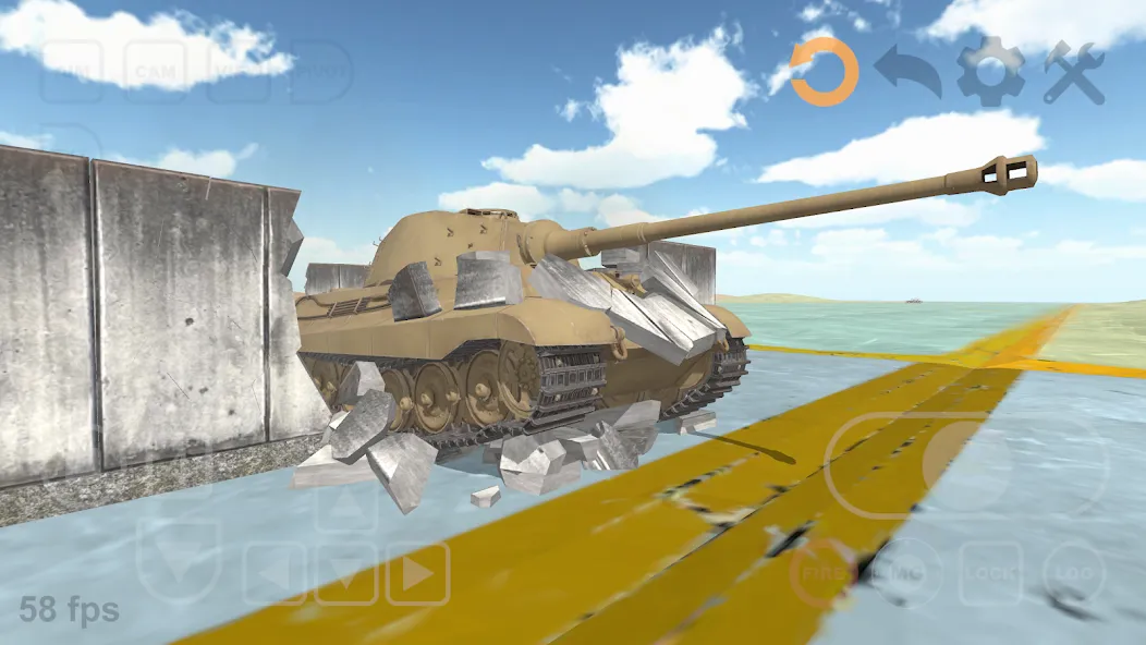 Взломанная Tank Physics Mobile Vol.3  [МОД Все открыто] — стабильная версия apk на Андроид screen 1