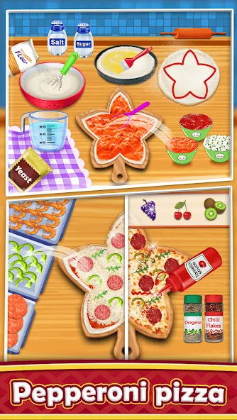 Взломанная Pizza Maker — Cooking Games  [МОД Бесконечные монеты] — полная версия apk на Андроид screen 2