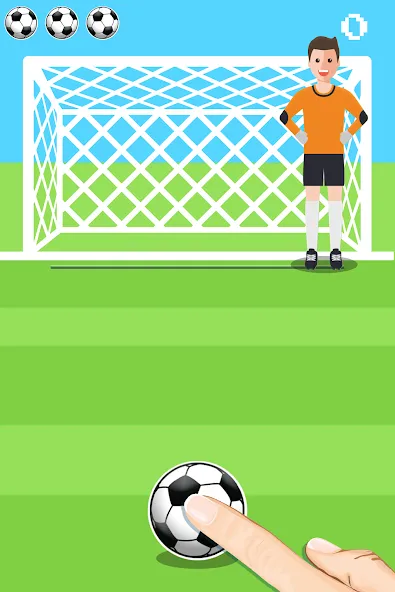 Взломанная Penalty Shootout Game Offline (Пенальти игра без подключения к интернету)  [МОД Все открыто] — последняя версия apk на Андроид screen 1