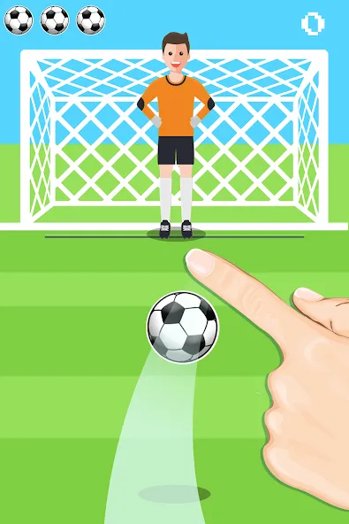 Взломанная Penalty Shootout Game Offline (Пенальти игра без подключения к интернету)  [МОД Все открыто] — последняя версия apk на Андроид screen 2